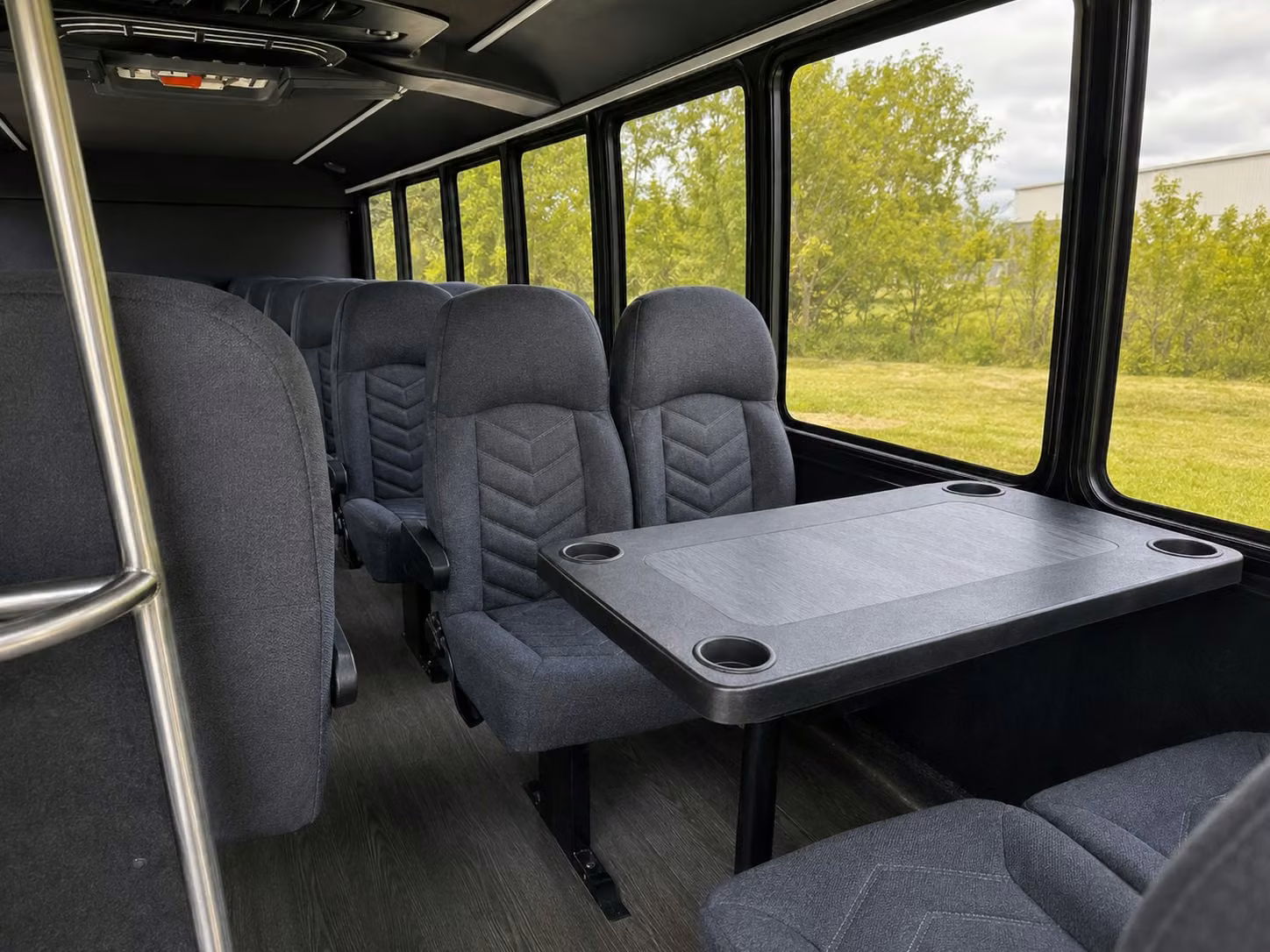 15 passenger minibus inside