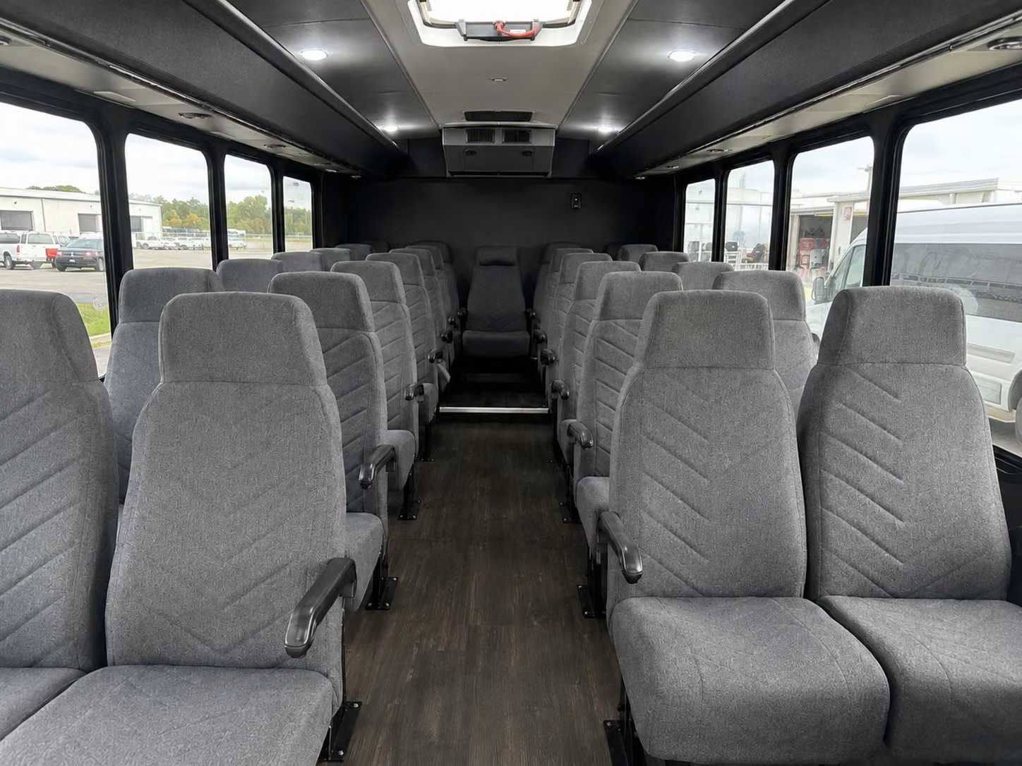 15 passenger minibus interior
