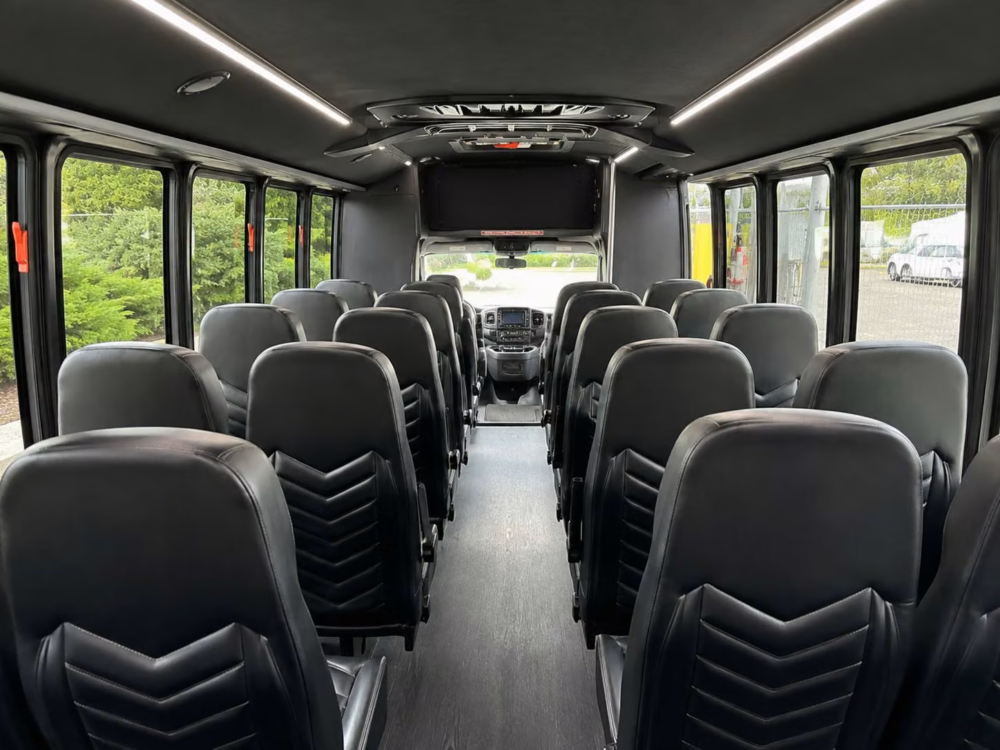 18 passenger minibus inside