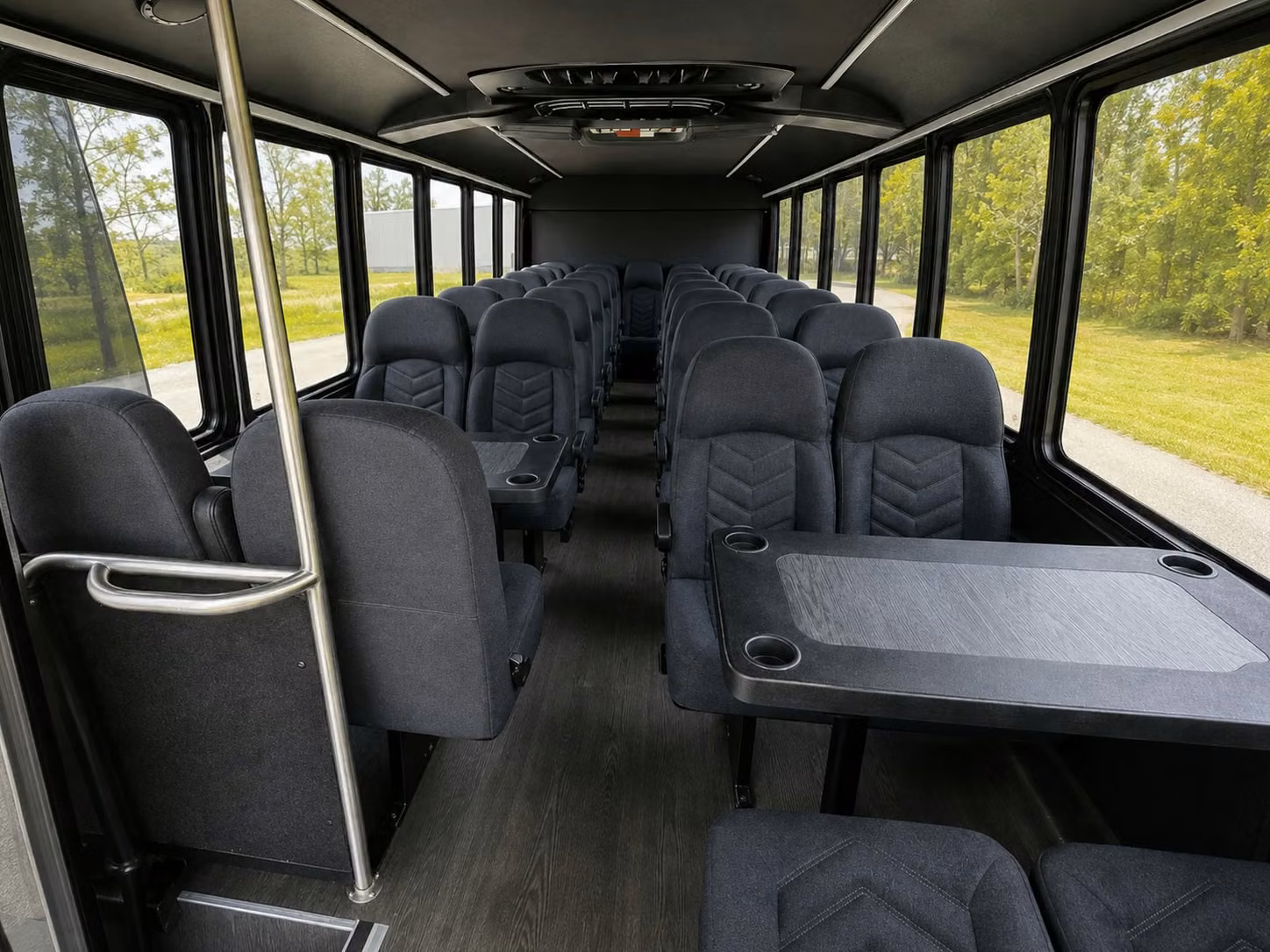 20 passenger minibus interior