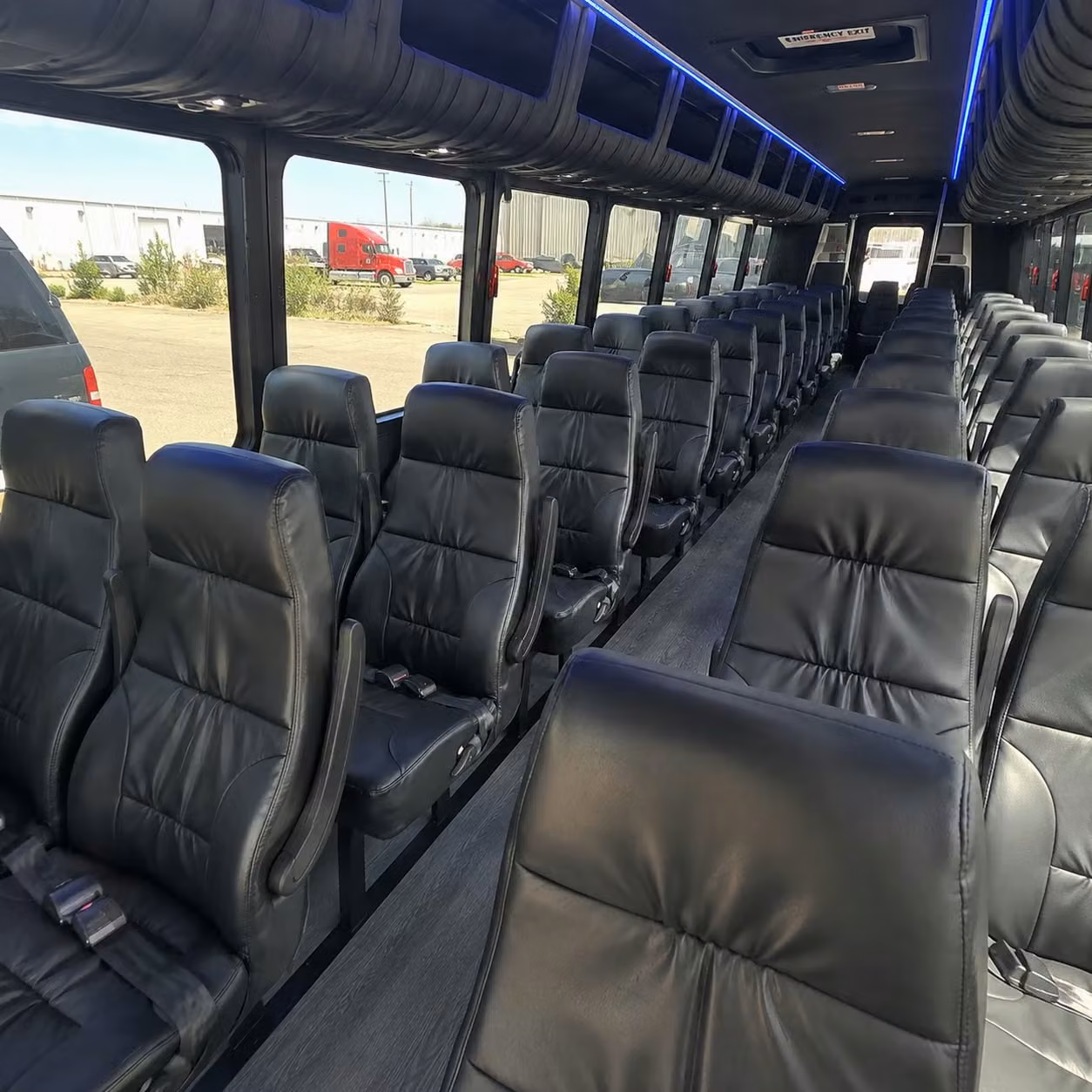 35 passenger minibus interior