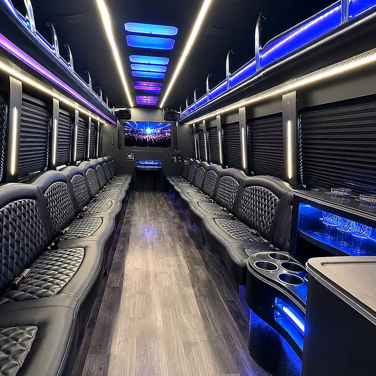 party bus interior