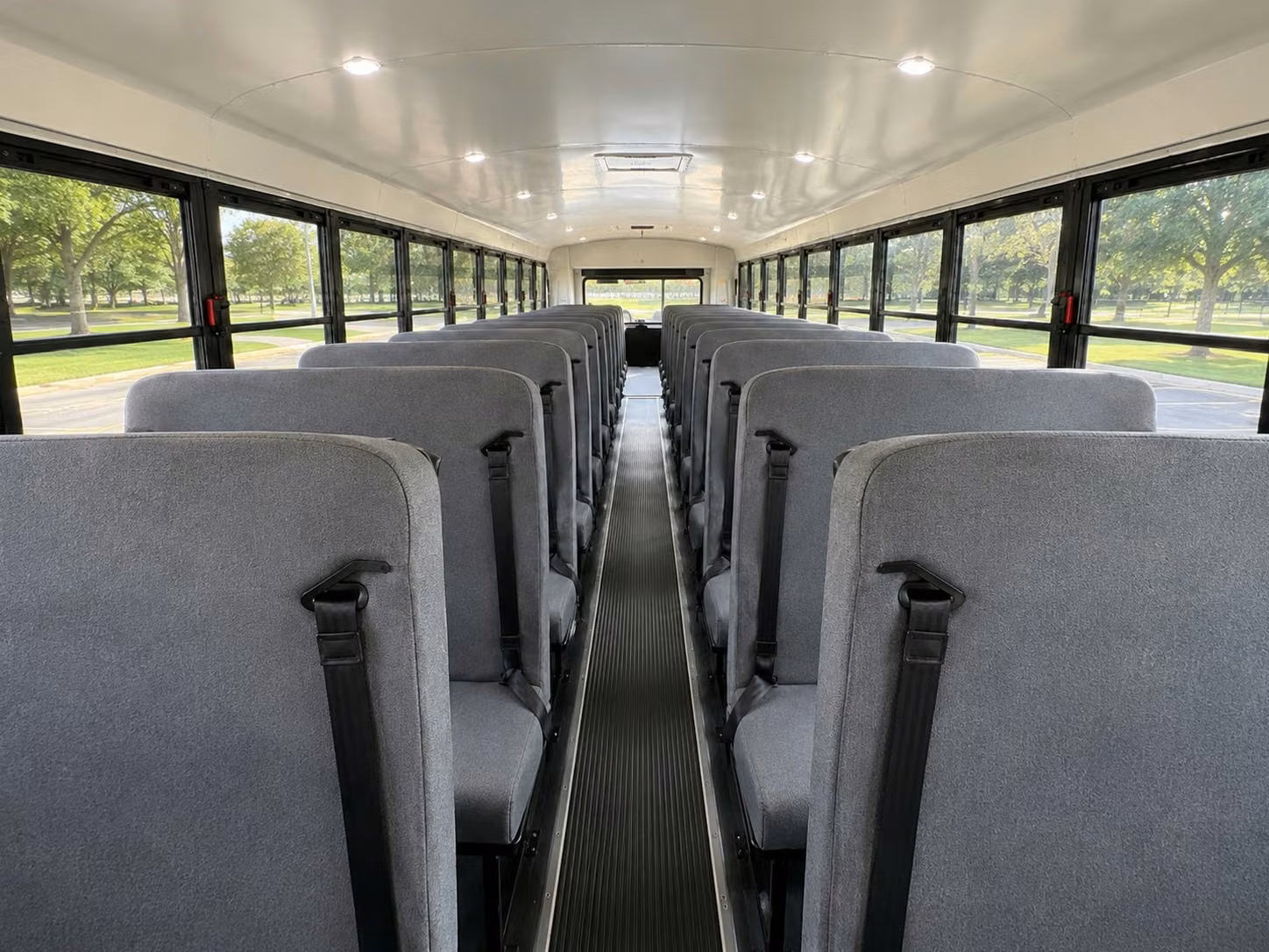 school bus interior