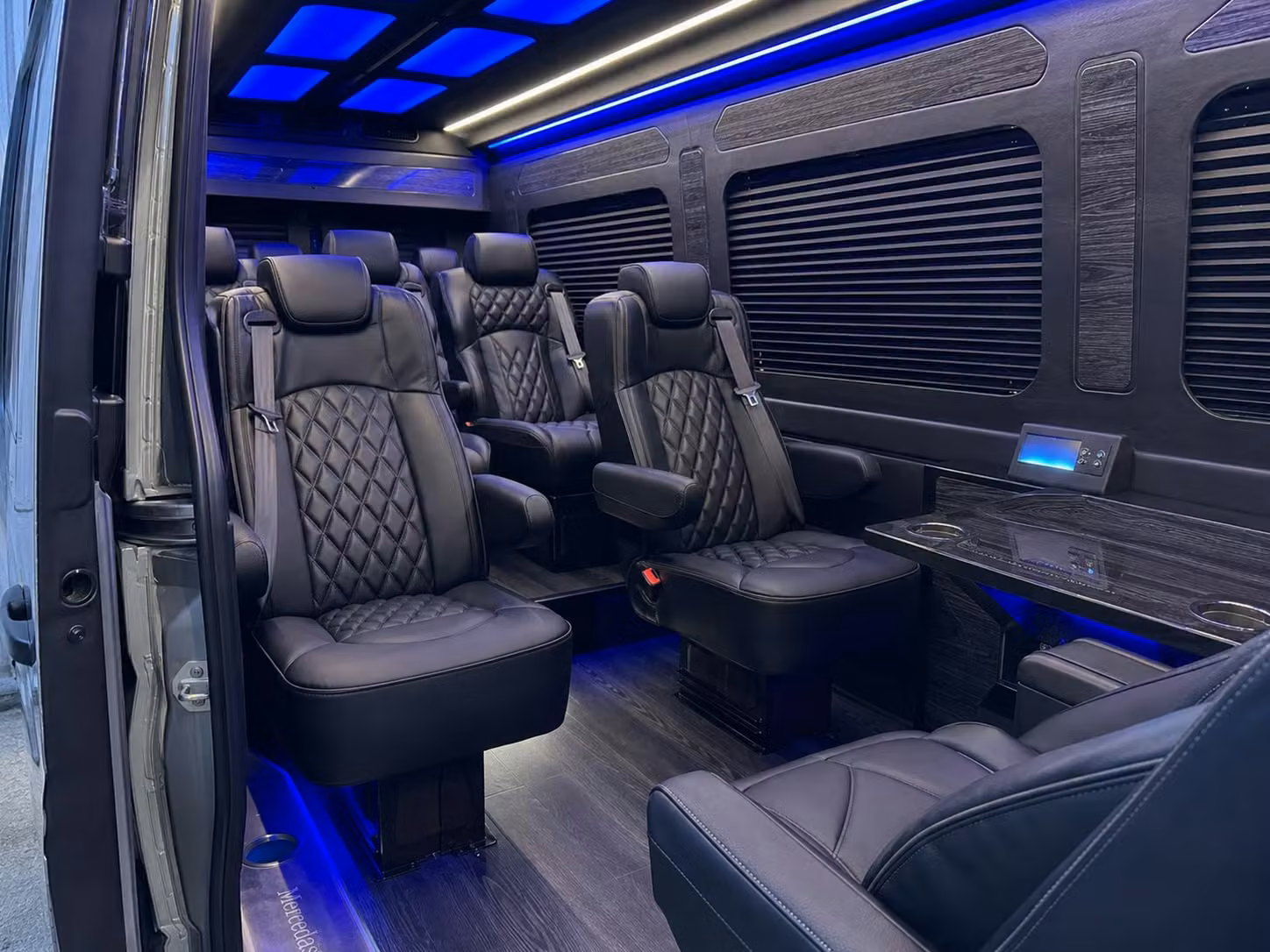 sprinter van transportation for groups and events across huntington beach