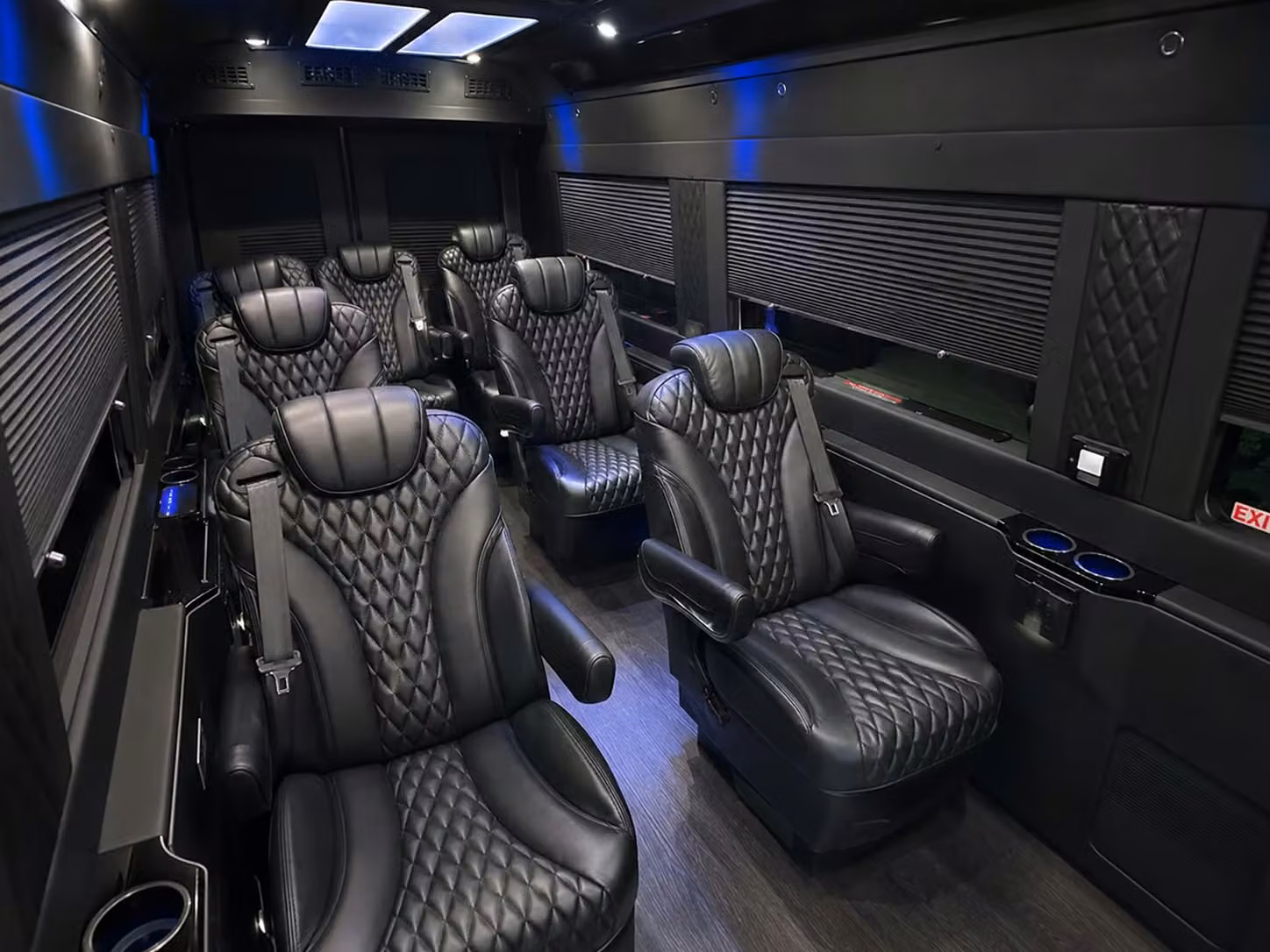 sprinter van with driver interior